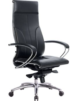 Купить Кресло офисное Samurai Lux, Цвет: черный/хром