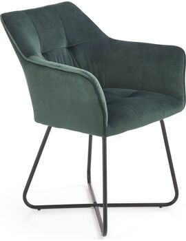 Купить Стул-кресло Halmar K377, Цвет: темно-зеленый