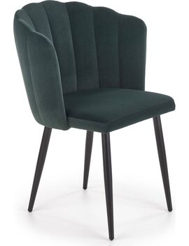 Купить Стул-кресло Halmar K386 темно-зеленый, черный, Цвет: темно-зеленый