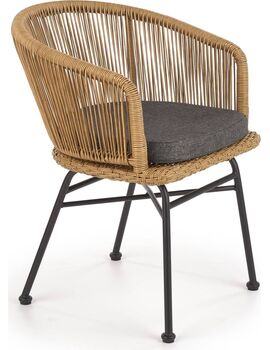 Купить Стул-кресло Halmar K400 серый, черный, Цвет: серый