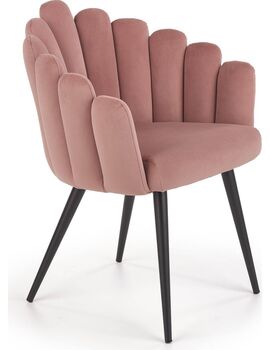 Купить Стул-кресло Halmar K410 розовый, черный, Цвет: розовый