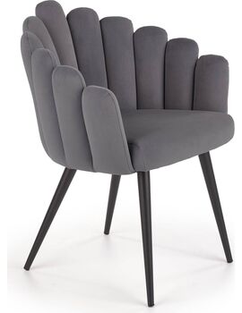Купить Стул-кресло Halmar K410 серый, черный, Цвет: серый