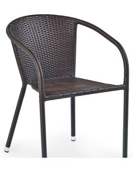 Купить Стул-кресло Halmar Midas, Цвет: темно-коричневый