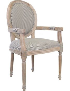 Купить Стул-кресло Diella белый, натуральный, Цвет: белый