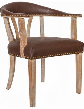 Купить Стул-кресло Tanner leather, Цвет: коричневый