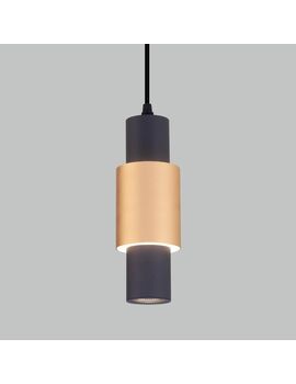 Купить Подвесной светодиодный светильник Eurosvet Bento 50204/1 черный/матовое золото