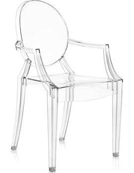Купить Стул-кресло Louis Ghost прозрачный, Цвет: прозрачный