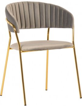 Купить Стул-кресло Turin золото коричневый, золотой, Цвет: коричневый