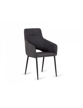 Купить Стул-кресло Renato темно-серый/черный, Цвет: темно/серый