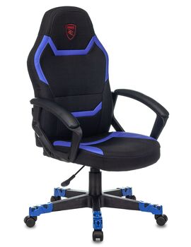 Купить Кресло игровое Zombie 10 синий, Цвет: черный/синий