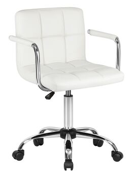 Купить Офисное кресло для персонала DOBRIN TERRY (белый) белый/хром