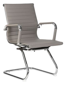 Купить Офисное кресло для посетителей DOBRIN CODY (серый) серый/хром