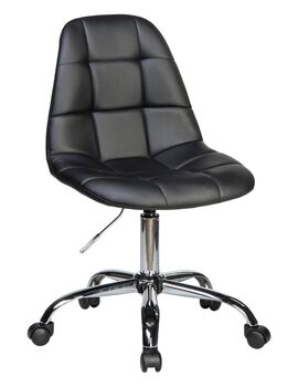 Купить Офисное кресло для персонала DOBRIN MONTY (чёрный) черный/хром