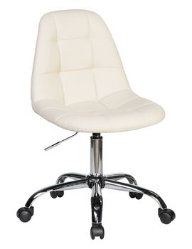 Купить Офисное кресло для персонала DOBRIN MONTY (кремовый) кремовый/хром