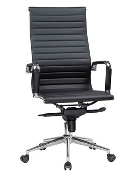 Купить Офисное кресло для руководителей DOBRIN CLARK (чёрный) черный/хром
