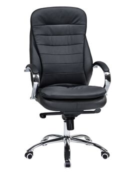 Купить Офисное кресло для руководителей DOBRIN LYNDON (чёрный) черный/хром