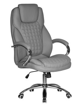 Купить Офисное кресло для руководителей DOBRIN CHESTER (серый) серый/хром