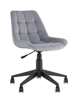 Купить Кресло компьютерное Флекс велюр велютто серый, Цвет: серый