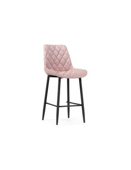 Купить Барный стул Баодин К Б/К розовый / черный, Цвет: розовый