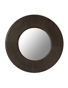 Купить Зеркало в раме из массива ценных пород, ДАУР Платина, Цвет: серый