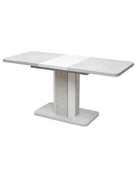 Купить Стол STORK 120 Белый бетон/ Белый, Варианты цвета: Белый бетон, Варианты размера: 