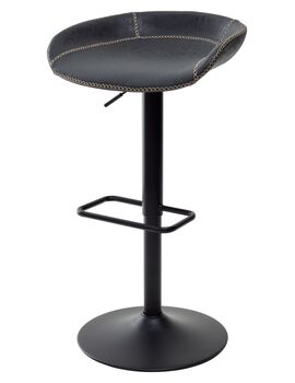Купить Барный стул ACAPULCO Vintage Black C-135 винтажный черный, Цвет: черный