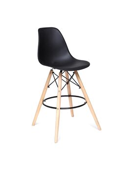 Купить Стул барный Cindy Bar Chair (mod. 80) черный, Цвет: черный