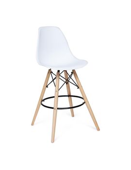 Купить Стул барный Cindy Bar Chair (mod. 80) белый, Цвет: белый