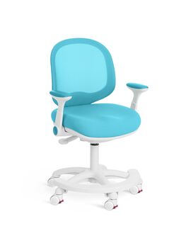 Купить Компьютерное кресло RAINBOW Blue (голубой) голубой/белый, Цвет: голубой