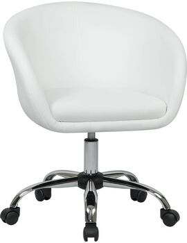 Купить Кресло офисное 9500 белый,, Цвет: белый/хром