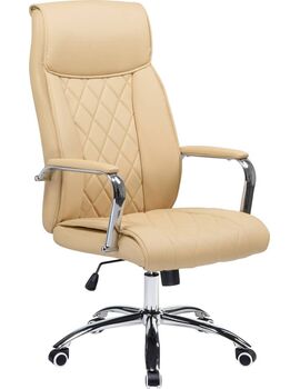 Купить Кресло офисное LMR110B, Цвет: бежевый/хром