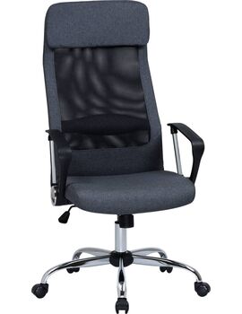 Купить Кресла руководителя LMR-119B серый, хром, Цвет: серый/хром