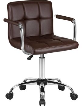 Купить Кресло офисное 9400 коричневый, Цвет: коричневый/хром