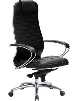 Купить Кресло офисное Samurai KL-1.04 черный, хром, Цвет: черный/хром