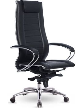 Купить Кресло офисное Samurai Lux-2 черный, хром, Цвет: черный/хром