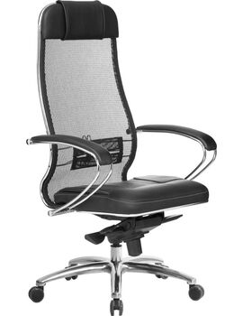Купить Кресло офисное Samurai SL-1.04, Цвет: черный/хром