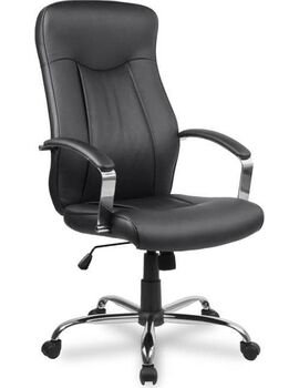 Купить Кресло руководителя H-9152L-1 черный, хром, Цвет: черный/хром