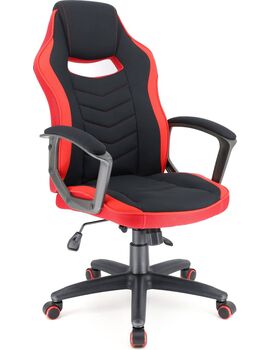 Купить Кресло компьютерное Stels T ткань черный, Цвет: черный/красный