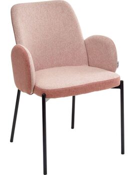 Купить Стул-кресло Nikki розовый, черный, Цвет: розовый