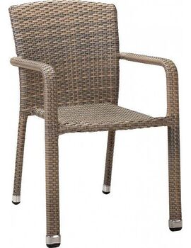 Купить Стул-кресло Борнео G, Цвет: состаренный натуральный