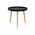 Кофейный столик Kid круглый черный 50 x 50 см
