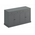 Тумба Caprio с ящиками и дверями универсальный с ящиками (2 шт.) серый