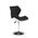 Барный стул Halmar MATRIX 2 бело-черный