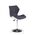 Барный стул Halmar MATRIX 2 бело-серый