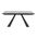 Стол обеденный Signal SALVADORE CERAMIC II 120-180*80 раздвижной серый/черный мат