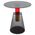 Столик кофейный Amalie 60 см серый/красный