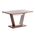 Стол обеденный раскладной VOX, 132-172x85x75,5 см, бежевый/белый