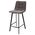 Полубарный стул CHILLI-QB SQUARE графит 14, велюр черный каркас