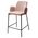 Полубарный стул NYX VF109 розовый  VF110 брусничный