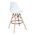 Стул барный Cindy Bar Chair (mod. 80) белый